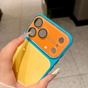 Funda para teléfono móvil con logo OEM en colores contrastantes, estilo Dopa Mine, para iPhone 18 17 16 15 14 Pro Max, cubierta trasera acrílica brillante, venta al por mayor - Product Image 3