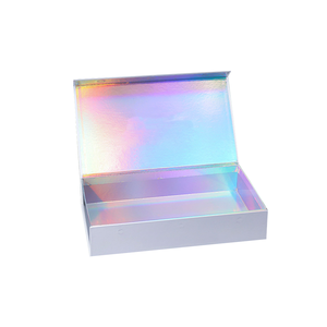 高品質カスタムロゴエコフレンドリーエレクトロニクス製品包装レーザーシルバー段ボール紙箱 - Product Image 2