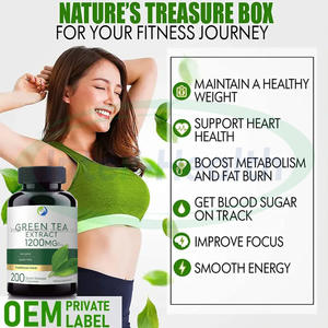 Capsule d'extrait de thé vert Egcg de supplément de fines herbes d'Ausreson amincissant des <span class=keywords><strong>capsules</strong></span> de thé vert de produits - Product Image 3