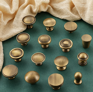 Traditional Brass <b>Cabinet</b> <b>Knobs</b> T-Shaped Eco-Friendly Easy Installation Durable for Kitchen Furniture - Product Image 3