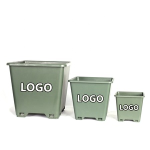 Planter Vuông Hình Bán Buôn Vườn Mini Flower Pots Nhà Cung Cấp Nursery Nhựa 2021 Thiết Kế Mới Ngoài Trời Và Trong Nhà Hiện Đại - Product Image 1