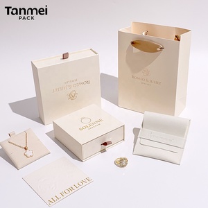 Boîte d'emballage de <span class=keywords><strong>bijoux</strong></span> en carton personnalisée OEM, boîtes cadeaux, boîte à <span class=keywords><strong>bijoux</strong></span> <span class=keywords><strong>pour</strong></span> collier, boucles d'oreilles, bracelet, bague - Product Image 1