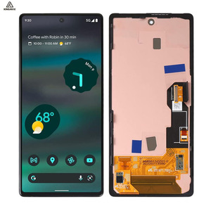 Écran LCD Super AMOLED d'origine de 6,1 pouces pour Google <span class=keywords><strong>Pixel</strong></span> <span class=keywords><strong>6A</strong></span> GX7AS GB62Z G1AZG, écran tactile numérique de remplacement avec cadre - Product Image 2