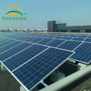 Support de panneau solaire à poteau unique <span class=keywords><strong>pour</strong></span> système de montage de panneaux photovoltaïques sur toit plat, avec pince centrale solaire <span class=keywords><strong>pour</strong></span> panneaux à film mince - Product Image 4