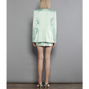 Su misura di Alta Qualità Classico Blazers Doppio-Petto <span class=keywords><strong>Raso</strong></span> di Seta Pulsante Verso Il Basso Da Sera Del Partito di Lavoro Vestito Convenzionale Per Le Donne - Product Image 6