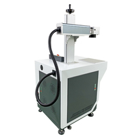 Machine de marquage laser à fibre de bureau, marqueur laser portable pour métal, acier inoxydable, aluminium, gravure de logo