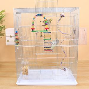 Büyük Geniş Metal Kuş Kafesi Papağanlar Güvercinler Muhabbet Kuşları Muhabbet Kuşları Brezilya Papağanları için, Muhabbet Kuşu Yetiştirme Kafesleri, Papağan Kafesi XXL - Product Image 5