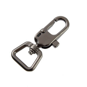 Clipon AK211T-XS-015-BNK, crochet pivotant à verrouillage automatique en métal, brevet US/UE, haute résistance, adapté aux produits d'extérieur, collier pour animaux de compagnie - Product Image 2
