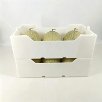 Emballage écologique ventilé réutilisable en plastique avec impression personnalisée et remplissage minéral pour avocat, raisin et légumes
