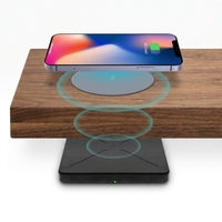 Chargeur sans fil invisible sous le meuble avec une distance de charge de 20 à 50 mm
