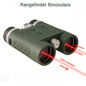 Binoculares Tácticos IP67 con Lentes ED 10x42, Telémetro Láser de 1800m/2400m, Prisma BAK4, Aleación de Magnesio - Product Image 1