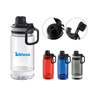 500ml 16oz Clear Camping Sport Plastic Water Bottle Plastic 500 ml Water Bottle BPA Free with Screw Cap