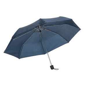 Paraguas de Viaje Plegable Triple Super Mini JSS Personalizado, Impermeable, de Poliéster, 8 Varillas, Control Manual, Logotipo Clásico - Product Image 1