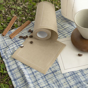 Posavasos de Tela de Algodón, Servilleta Desechable Enrollada, Estilo Lino, Impresa, Cuadrada, Personalizable, 60x60cm, Directo de Fábrica - Product Image 1