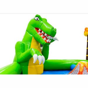 Toboggan aquatique gonflable géant OEM pour parc aquatique ouvert, idéal pour les événements et festivals d'été pour enfants – Collection Monde des Dinosaures - Product Image 3