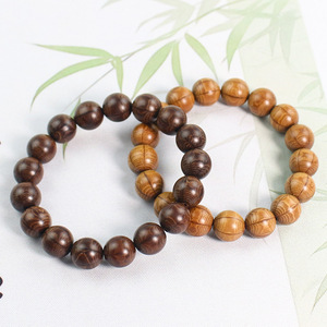 สร้อยข้อมือไม้หกเต๋า 12 มม. 17 เม็ด ลูกประคำไม้สำหรับสวดมนต์ แบบคลาสสิกจีน สำหรับทั้งชายและหญิง ของสะสมเครื่องประดับ - Product Image 2
