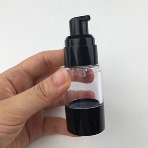 Botol Pompa Serum Tanpa Udara untuk Perawatan Kulit, Krim Wajah, Losion, Minyak Esensial, Botol Semprot Pompa Hitam 15ml-120ml Kosmetik - Product Image 3