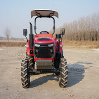 Traktor Mini Pertanian Mesin Diesel Roda Empat untuk Pertanian