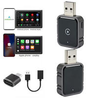 Adaptateur CarPlay sans fil fourni directement par l'usine, prend en charge le passage rapide entre deux téléphones mobiles connectés avec bouton physique