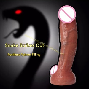 Dildo de silicona líquida impermeable, grueso, suave, con tacto <span class=keywords><strong>real</strong></span>, kit de placer para viajes, grado profesional. - Product Image 2