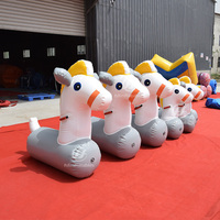 Cheval de course de Derby gonflable pour adultes et enfants, pour jeu de course de chevaux