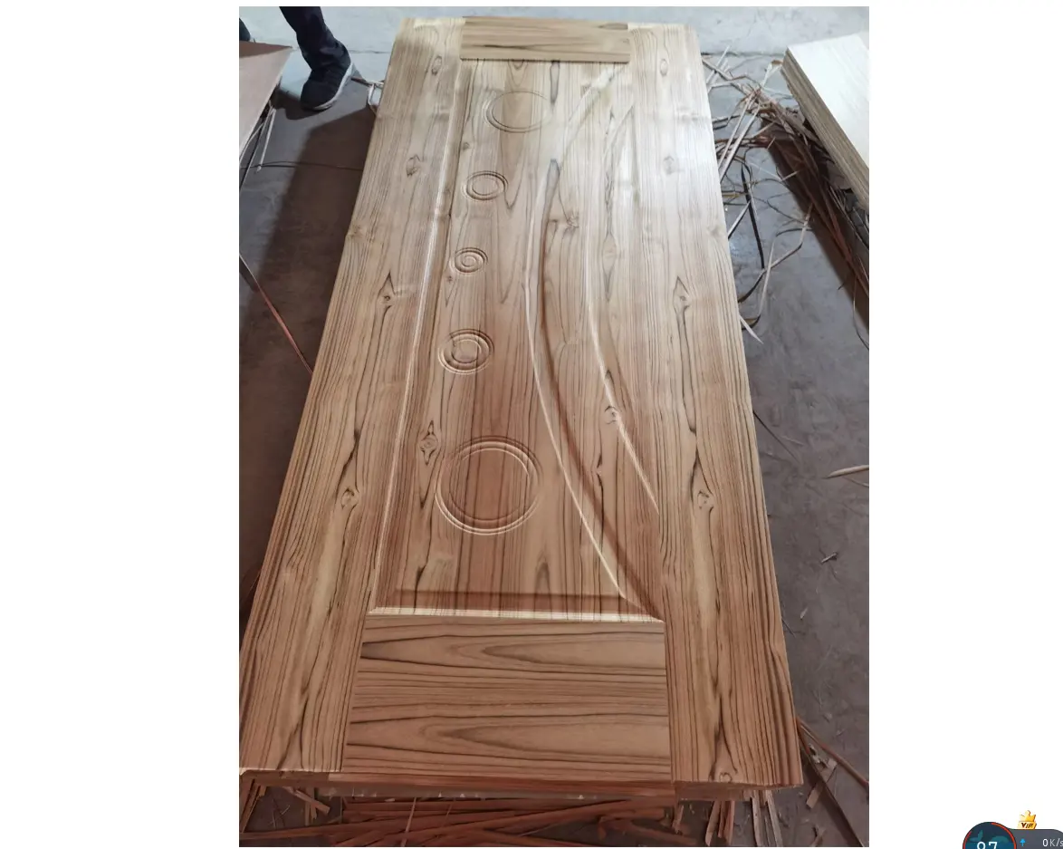 Teak wood manufacturer high quality internal fire rated door hotel room door design modern interior wooden door