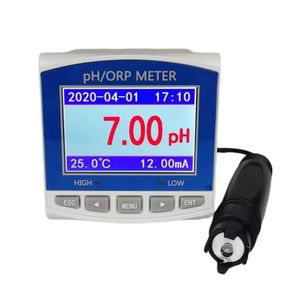 Mètre de <span class=keywords><strong>pH</strong></span>/ORP industriel Précision de 0,02 <span class=keywords><strong>pH</strong></span> Personnalisable OEM/ODM Affichage LCD en plastique Surveillance de la qualité de l'eau - Product Image 2