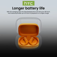 Écouteurs sans fil Bluetooth V6.0 HTC NE61 AI Translator avec réduction de bruit, TWS, sport, moniteur de fréquence cardiaque