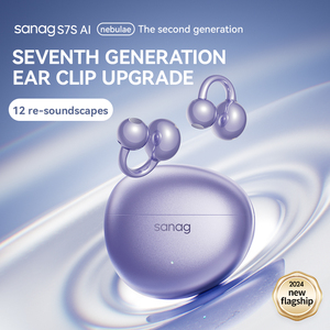 Tai nghe không dây Sanag S7S <span class=keywords><strong>2025</strong></span>, âm thanh nổi HiFi, kiểu kẹp tai mở, tai nghe <span class=keywords><strong>Bluetooth</strong></span>, tích hợp trí tuệ nhân tạo thông minh - Product Image 2
