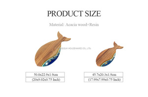 Woodsun mới đại dương nhựa loạt Cá voi hình nhỏ thớt nhỏ - Product Image 6