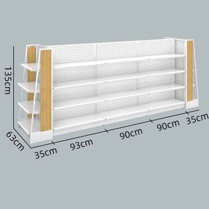 Tùy chỉnh cửa hàng bán lẻ kệ trưng bày chèn slatwall khe tường nổi kệ kim loại Giày hiển thị kệ - Product Image 2