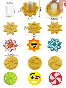 25-Piece Sweet Sugarbelle Cookie Cutter Set - Interchangeable <strong>Biscuit</strong> Stamp &amp; Fondant Embosser <strong>Kit</strong> - Plastic DIY Baking Tools - Product Image 4