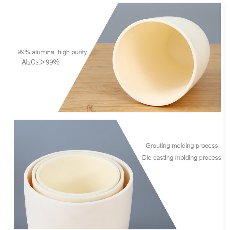 In Stock Thermal Analysis High Purity Alumina Ceramic Crucible