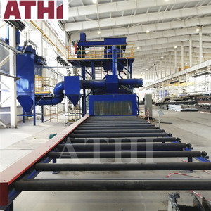 Con lăn băng tải loại <span class=keywords><strong>q69</strong></span> loạt Kết Cấu Thép H chùm xe đẩy loại tự động bắn nổ máy - Product Image 5