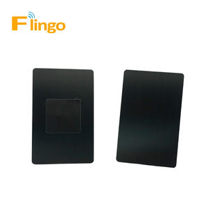 بطاقات معدنية NFC مخصصة عالية الجودة ، نقش بالليزر ، بطاقات أعمال معدنية Nfc سوداء غير لامعة فارغة مع شريحة مخفية - Product Image 4