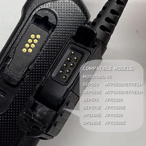 Auricular R5 XPR3300E con Micrófono Compatible con Radios <span class=keywords><strong>Motorola</strong></span> XPR3300 XPR3500E DEP570 DP2600E MTP3250 DP3441E - Product Image 5