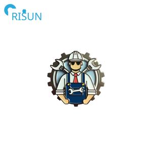 Fabricación personalizada ingeniero ingeniería Pin insignia emblema personalizado ingeniero técnico mecánico herramientas instrumento solapa Pin - Product Image 4