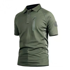 T-shirt tattico con Logo mimetico Tactical Dry rapida in maglia di poliestere <span class=keywords><strong>dolcevita</strong></span> traspirante antirughe <span class=keywords><strong>maniche</strong></span> <span class=keywords><strong>corte</strong></span> all'aperto - Product Image 5