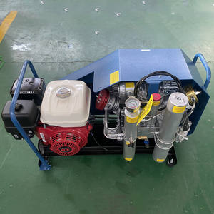 مضخة تعبئة ضاغط هواء صغيرة 100 لتر مضخة شحن هواء محمولة 6.8 لتر لممارسة الرياضات المائية والغوص الهوائي/V - Product Image 2