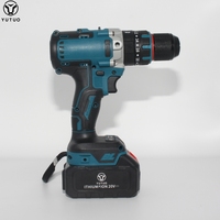 YUTUO Grossiste chinois – Perceuse-visseuse à percussion sans fil portable 18V 21V avec batterie au lithium, 80 Nm, ensemble d'outils électriques portatifs