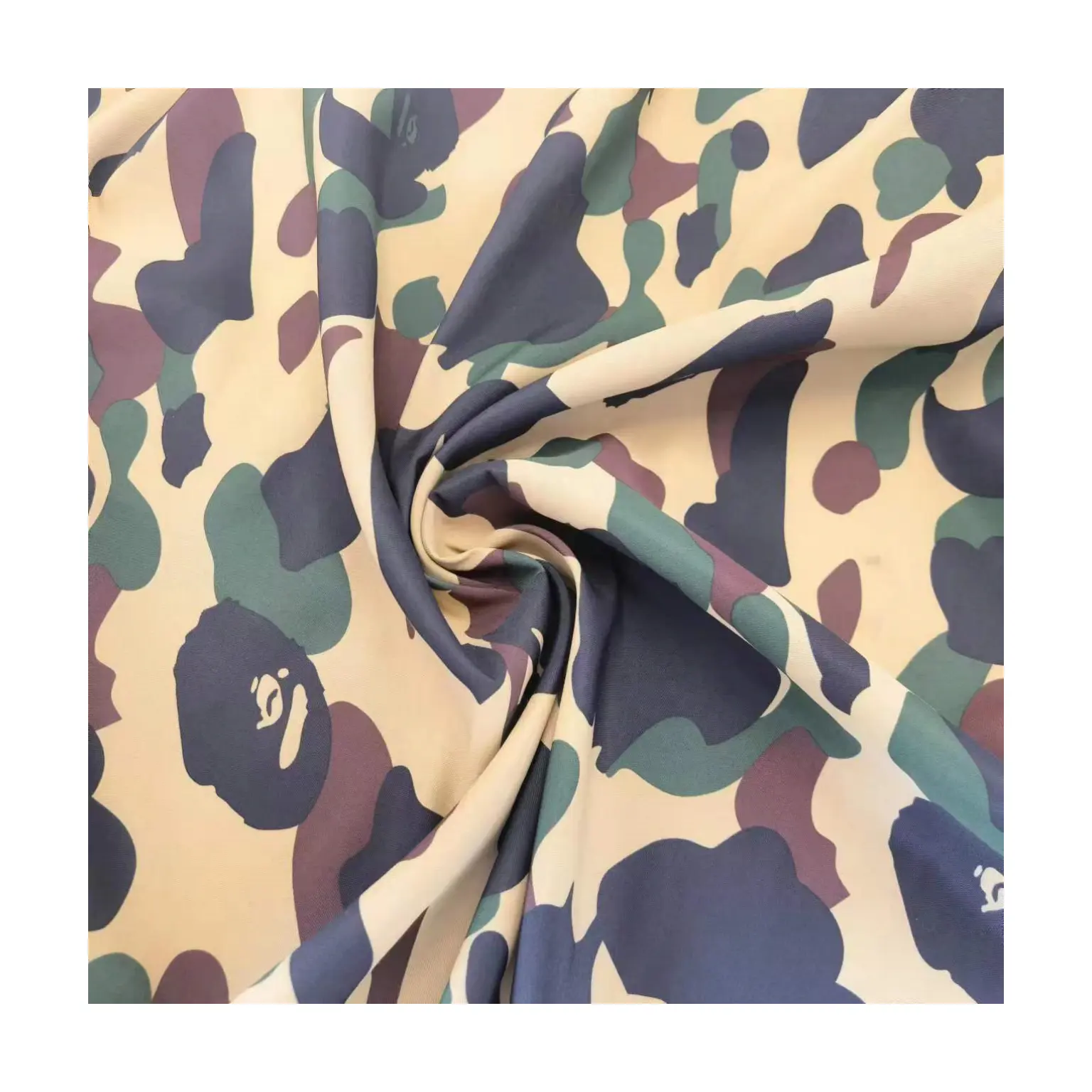 Fashion Camouflage Uniformen Gedruckt Outdoor Polyester Custom Fabric Printing Digitaler Stoff für Jacke