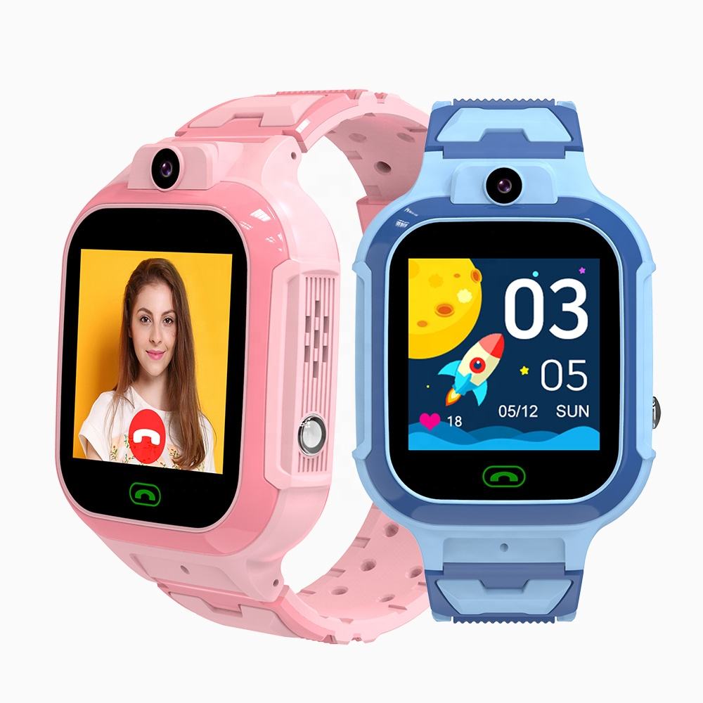 GPS Tracker Positioning Cartoon Smart Watch for Kids with Camera