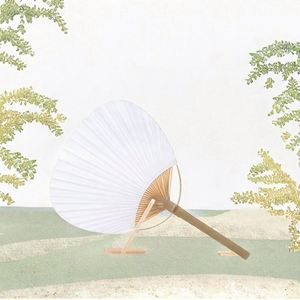 Abanicos de Palma Tejidos Estilo Japonés con Impresión Personalizada, Abanicos de Bambú Ecológicos, Regalos Promocionales con Mango Natural, Decoración para el Hogar de Año Nuevo - Product Image 2