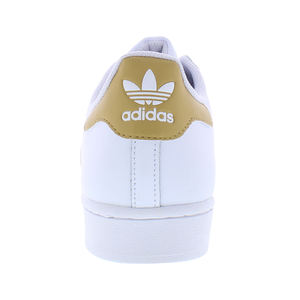 Chaussures Adidas Superstar pour hommes Couleur : Blanc/Doré/Beige 100% authentiques - Product Image 4