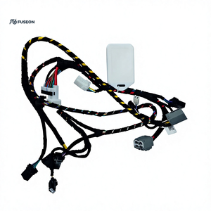 Arnés de Cables Multifunción para Instrumentos de Automóvil, Funda Trenzada Amarilla y Negra, Arnés de Cableado Automotriz Personalizado OEM 12V 24V - Product Image 1