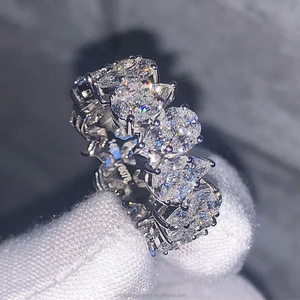 XG usine <span class=keywords><strong>prix</strong></span> laboratoire cultivé bagues en diamant personnalisé 9 10 14 <span class=keywords><strong>18</strong></span> k <span class=keywords><strong>or</strong></span> Fine Jewelry anneaux laboratoire diamant Bijoux - Product Image 2