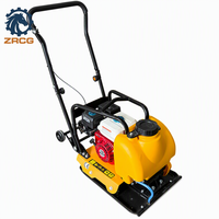 2026 90 kg Compacteur à plaques vibrantes à moteur diesel, efficacité de vibration 15KN 6000VPM, pour le compactage routier