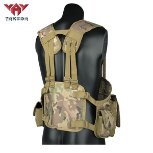 Yakeda Chất lượng cao chiến thuật tiện ích công cụ Crossbody khai thác vest che giấu chiến thuật mô-đun ngực Rig với tạp Chí túi - Product Image 2