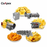 Machine à frites à prix d'usine, entièrement soudée, pour le marché moyen