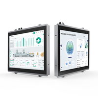 HUSHIDA Panel PC Industrial Sin Ventilador de 13.3/15.6 Pulgadas, Intel J6412, 6 RS232/485 COM, 2 LAN, 9-36V, Amplio Rango de Voltaje, Computadora Táctil Integrada